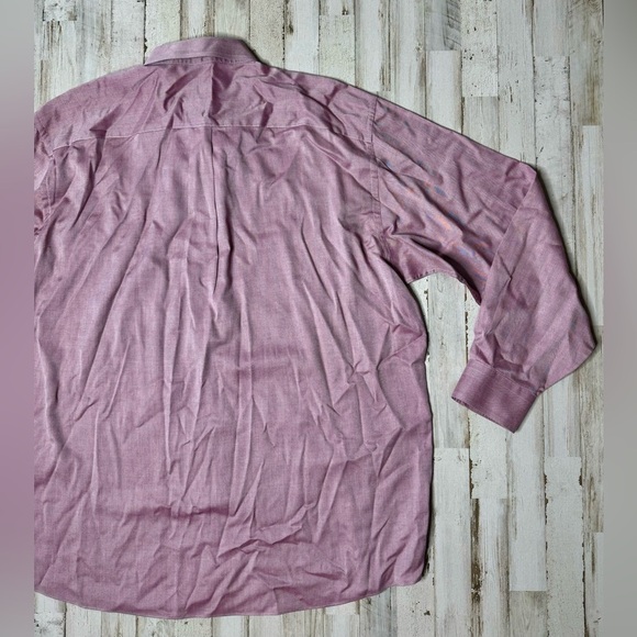 Jos. A Bank Travelers Collection Men's XL Purple Long-Sleeve Button-Up Shirt - Picture 12 of 13